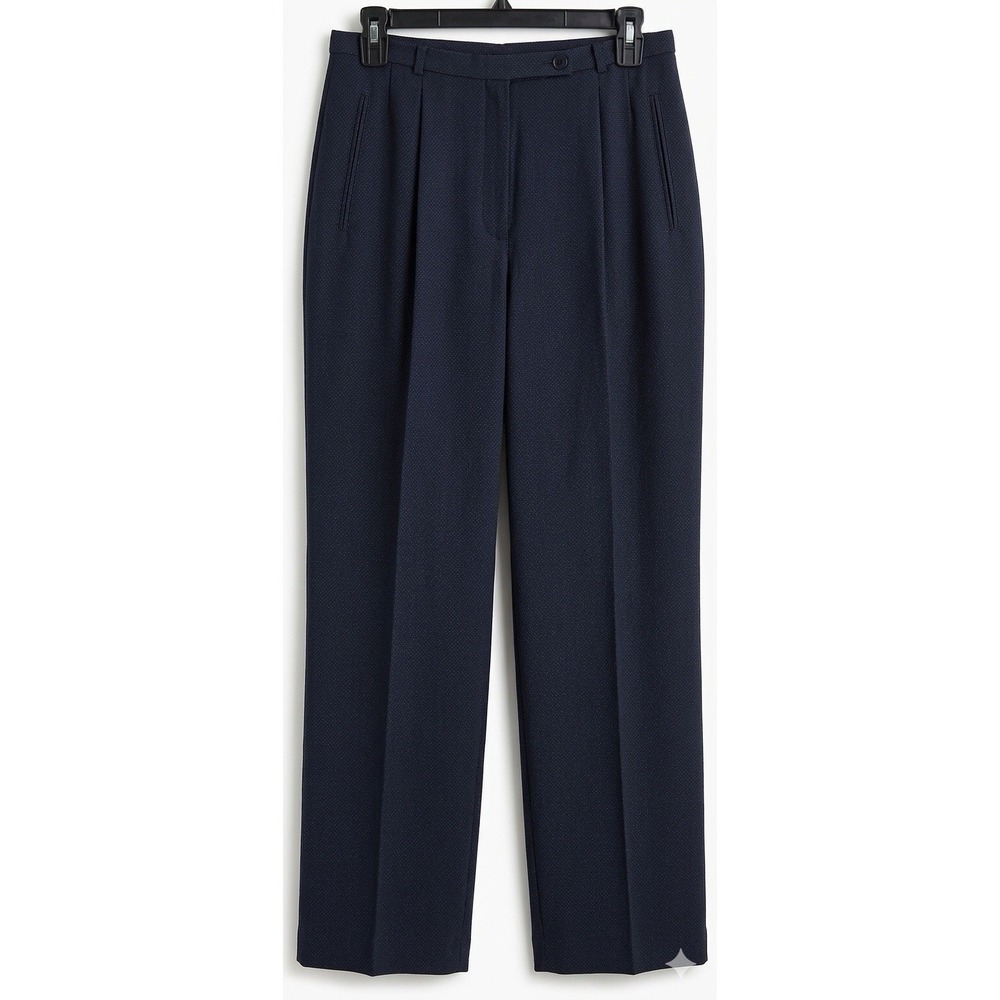 Vintage Liz Claiborne Collection Pants Size 10 NWT Blue Micro Pattern 29x31
